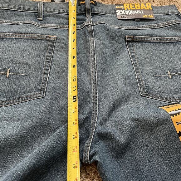 Ariat Rebar M4 Low Rise Boot Jeans Men's 42x30Cowboy Rodeo Ranch New - Picture 8 of 14